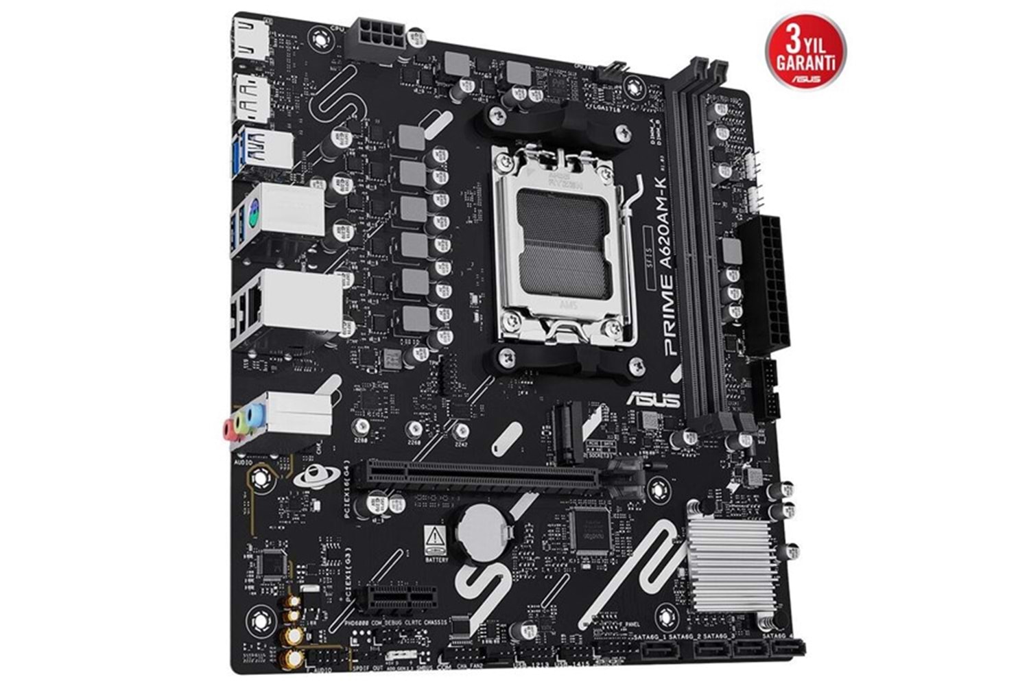 ASUS PRIME A620AM-K DDR5 HDMI-DP PCIE 4.0 AM5 MATX