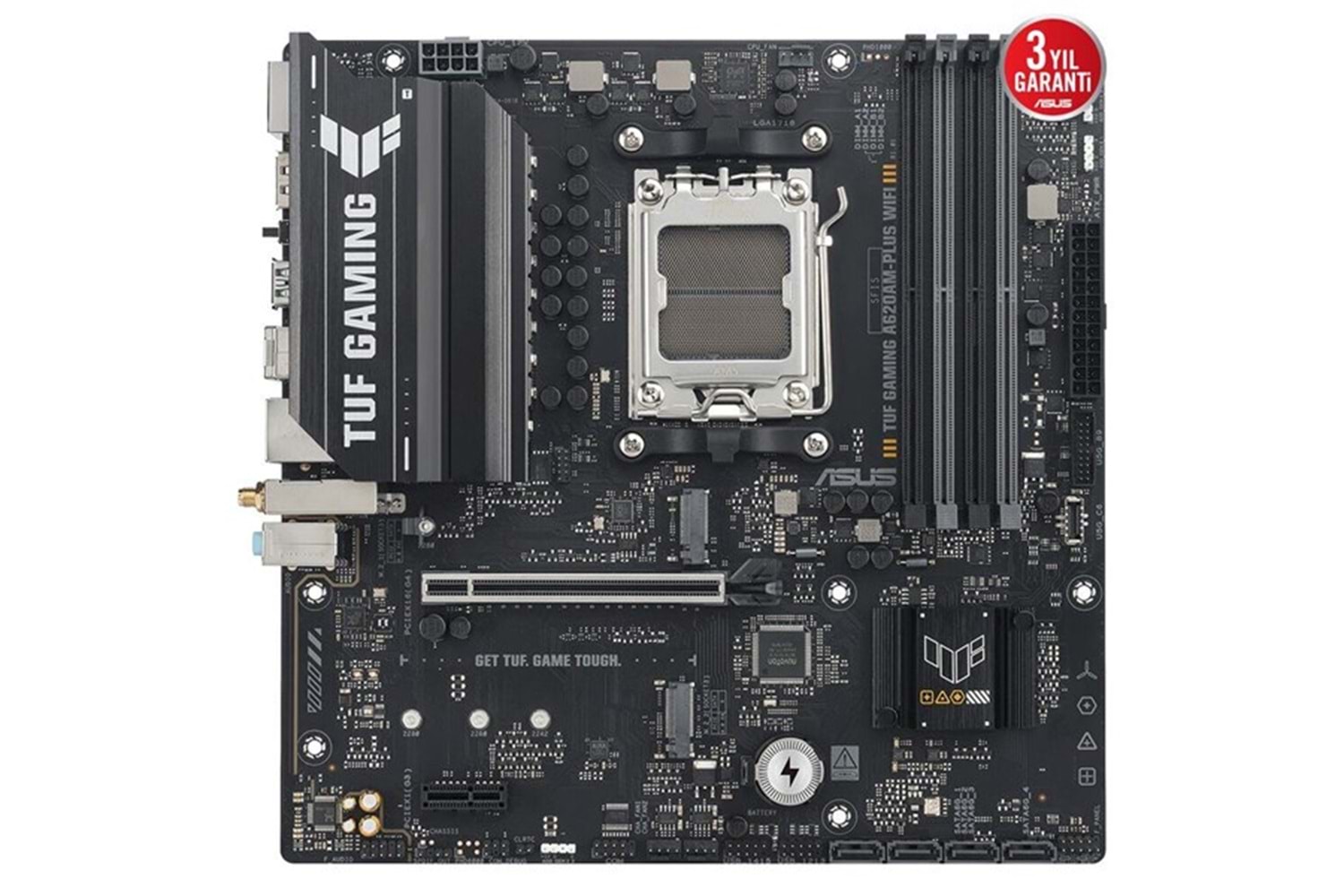 ASUS TUF GAMING A620AM-PLUS WIFI6 DDR5 HDMI-DP PCIE 4.0 AM5 MATX