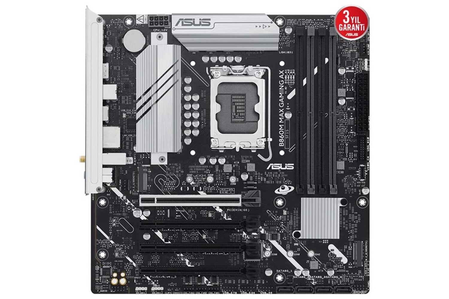 ASUS B860M MAX GAMING AX WIFI6 DDR5 HDMI-DP TYPEC PCIE 5.0 1851P MATX