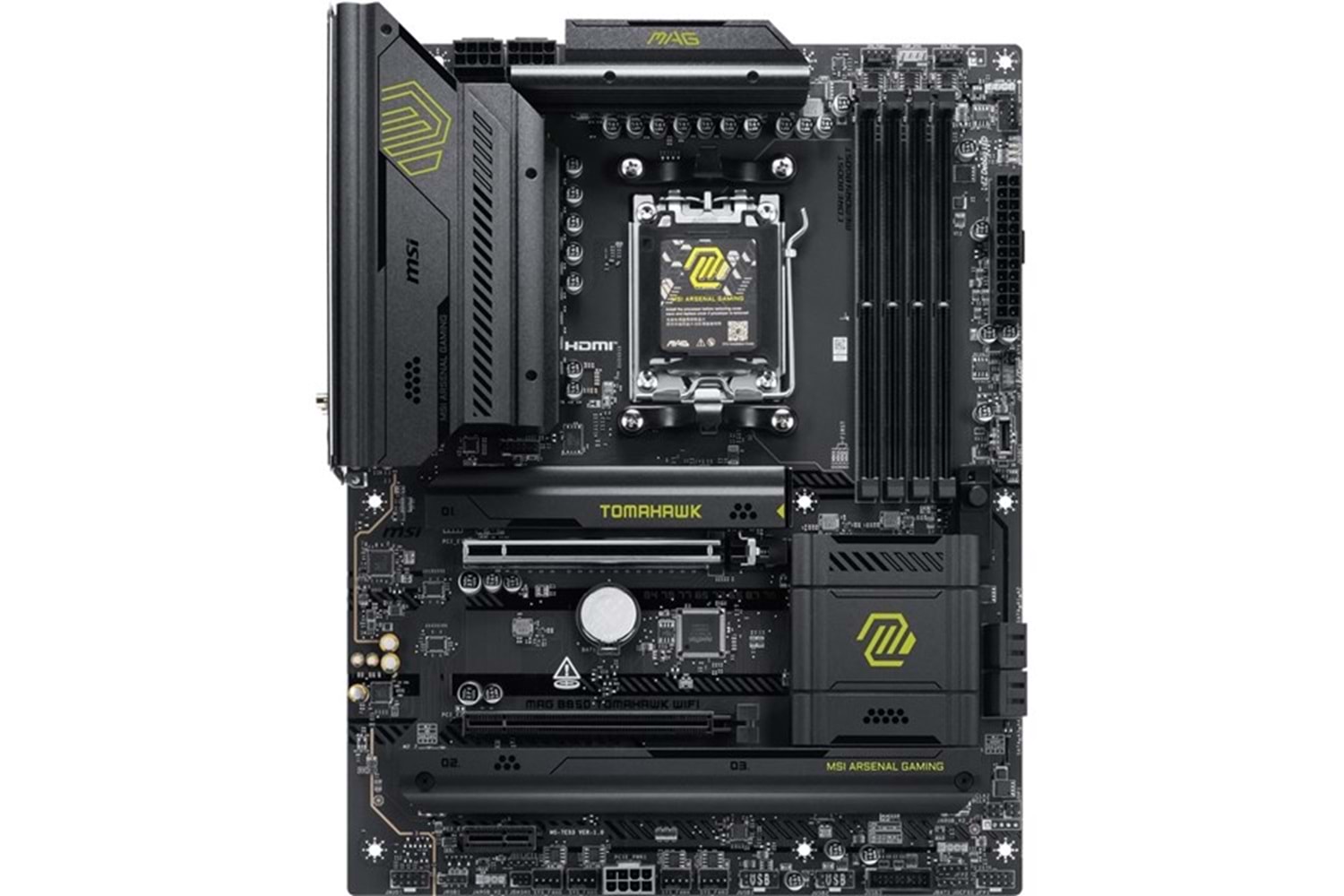 MSI MAG B850 TOMAHAWK WIFI7 DDR5 HDMI-DP PCIE 5.0 AM5 ATX