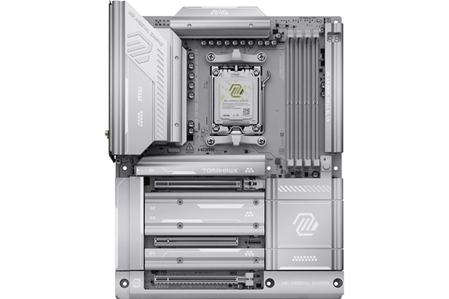 MSI X870e TOMAHAWK MAX PZ WIFI7 DDR5 HDMI-DP PCIE 5.0 AM5 ATX