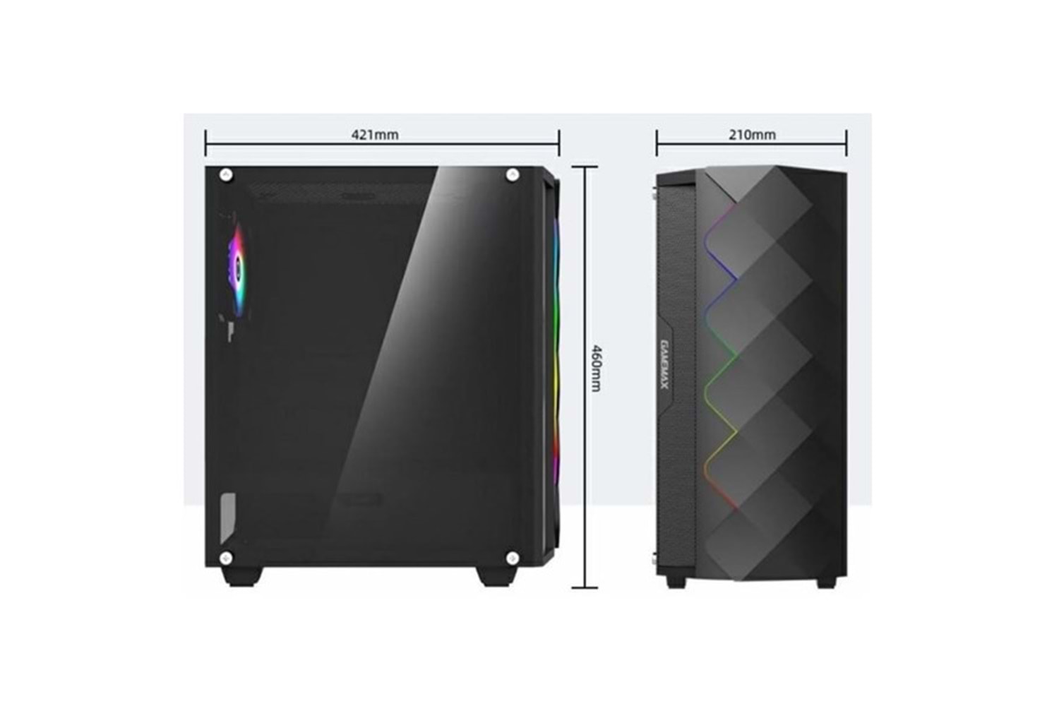 EXPER XCELLERATOR XC406 V2 CORE i5 13400F-32GB RAM-1TB NVME-8GB RTX4060-W11H GAMING PC 