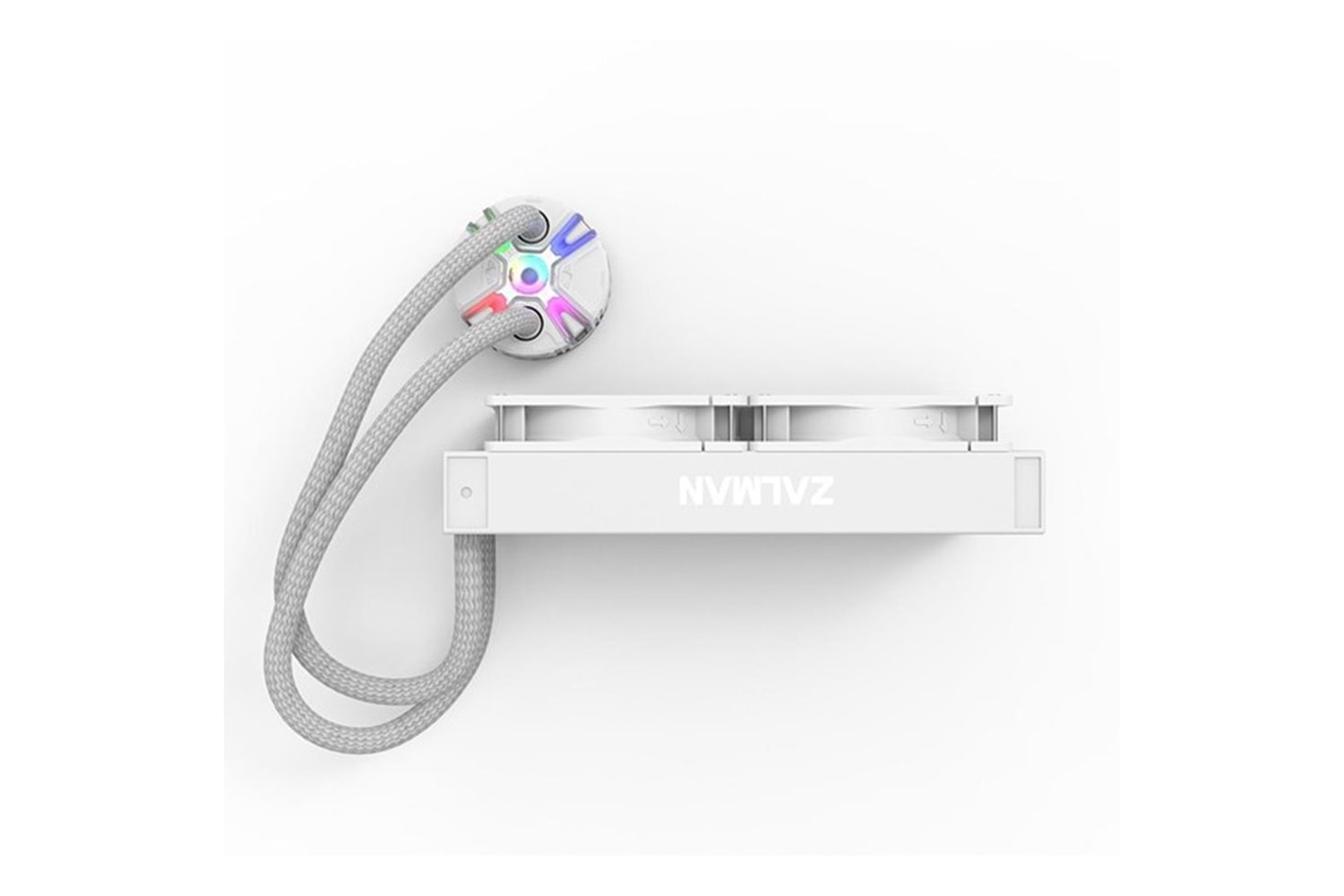 ZALMAN 240MM RESERATOR5-Z24-WH RGB SIVI SOĞUTMALI AM5-1700P İŞLEMCİ FANI BEYAZ