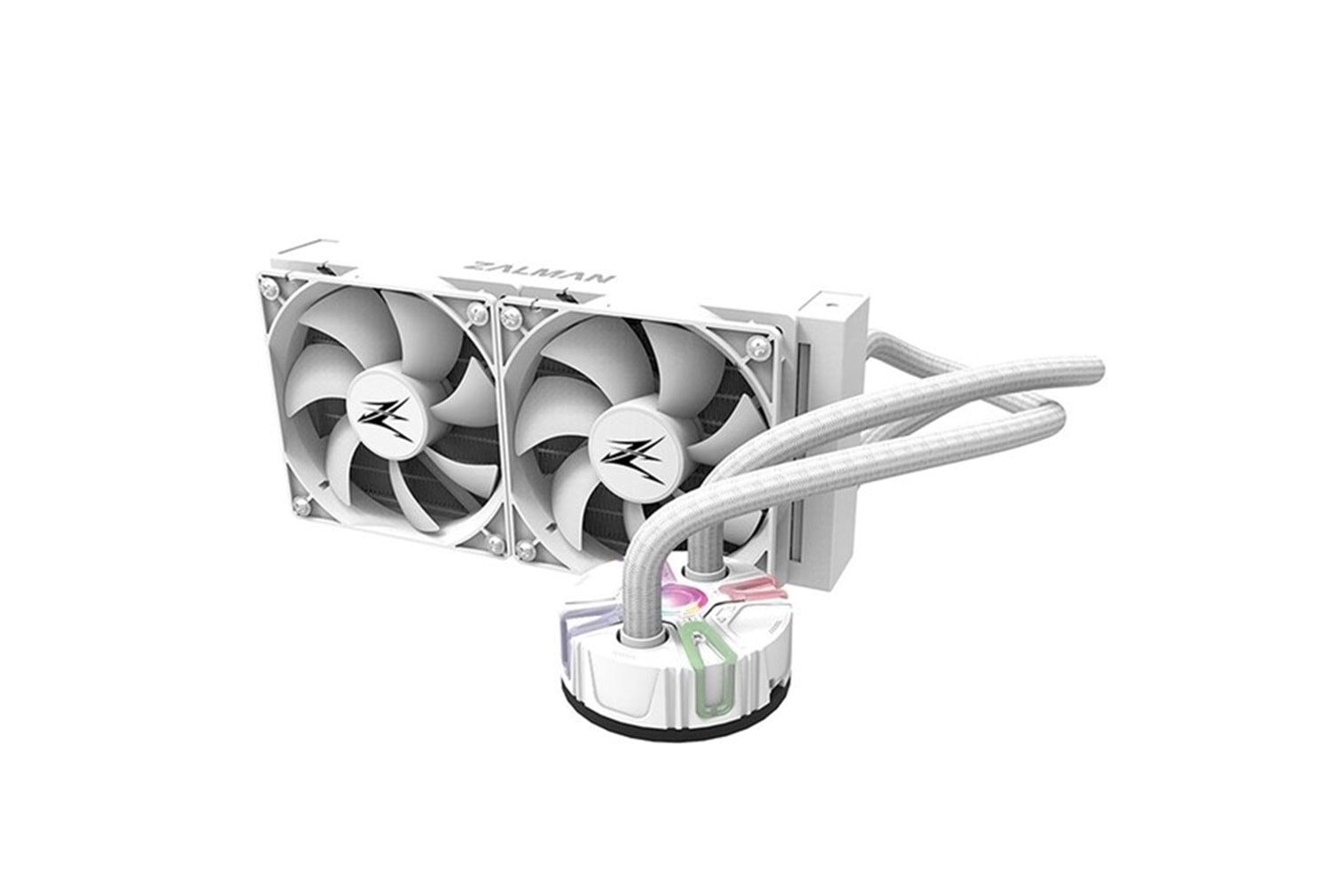 ZALMAN 240MM RESERATOR5-Z24-WH RGB SIVI SOĞUTMALI AM5-1700P İŞLEMCİ FANI BEYAZ