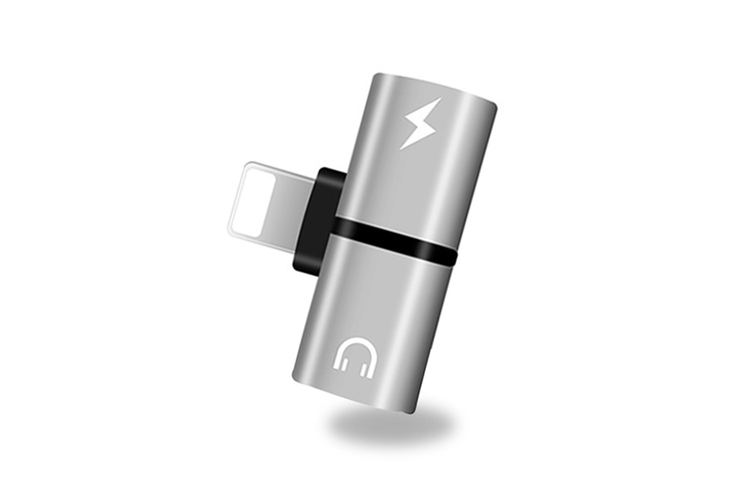 Codegen Apple iPhone Lightning 2 Port Çoklayıcı Dönüştürücü Gümüş Adaptör CDG-CNV43