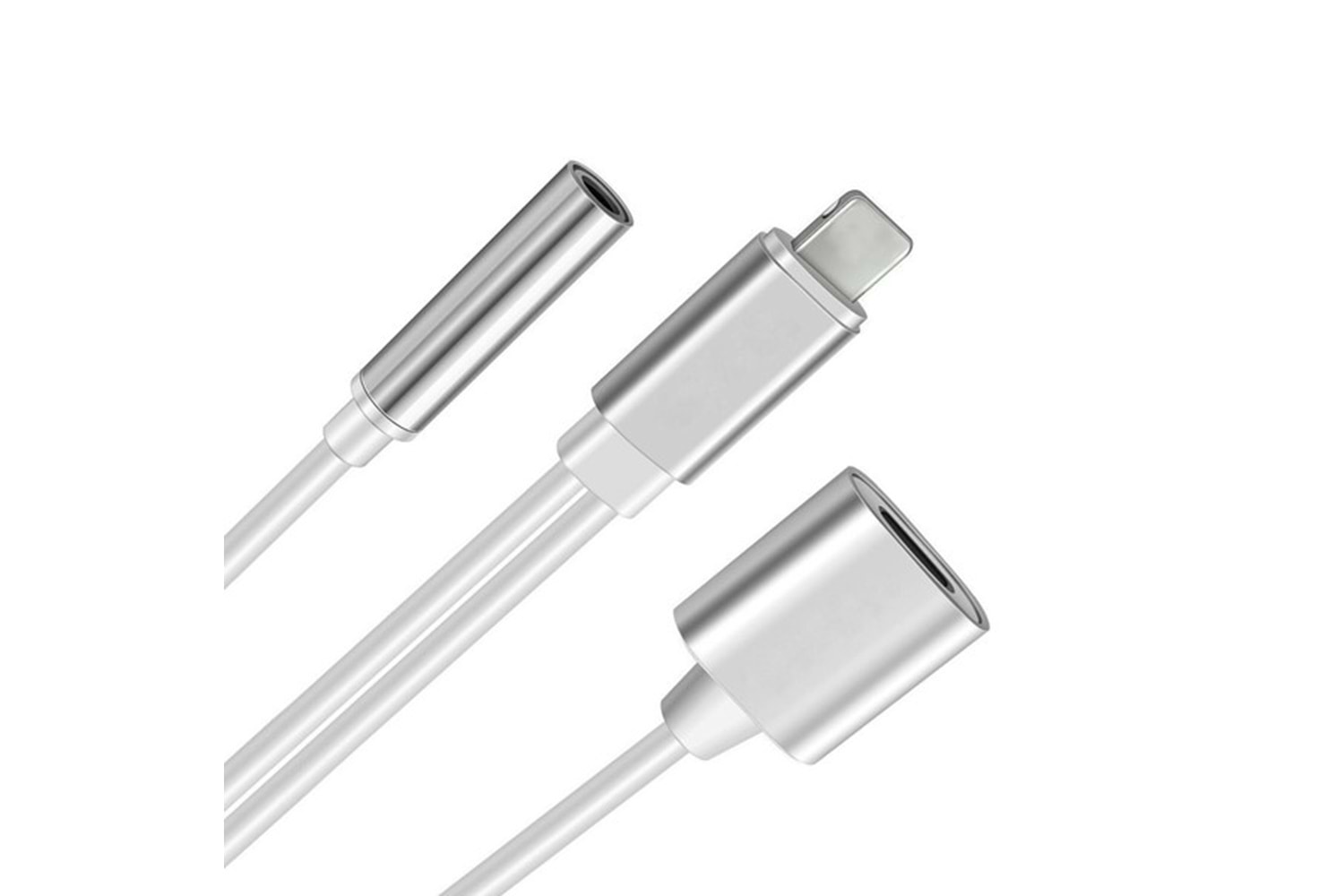 Codegen Apple iPhone Lightning + 3.5mm Stereo Dönüştürücü Çoklayıcı Adaptör CDG-CNV51