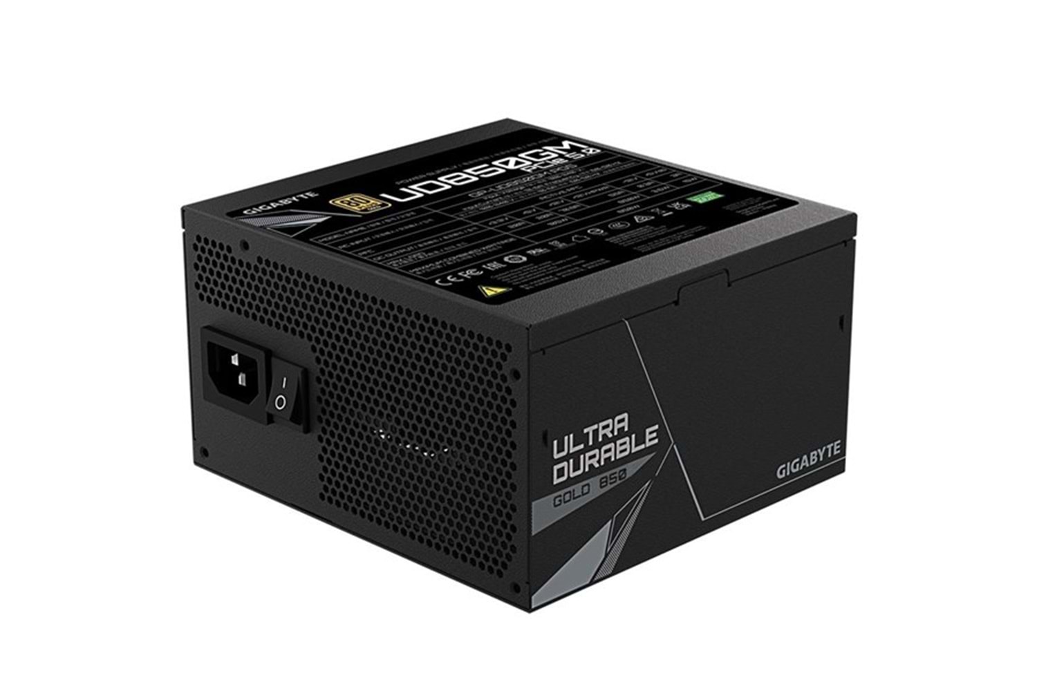 GIGABYTE 850W 80+ GOLD GP-UD850GM PG5 PCIE 5.0 TAM MODÜLER POWER SUPPLY