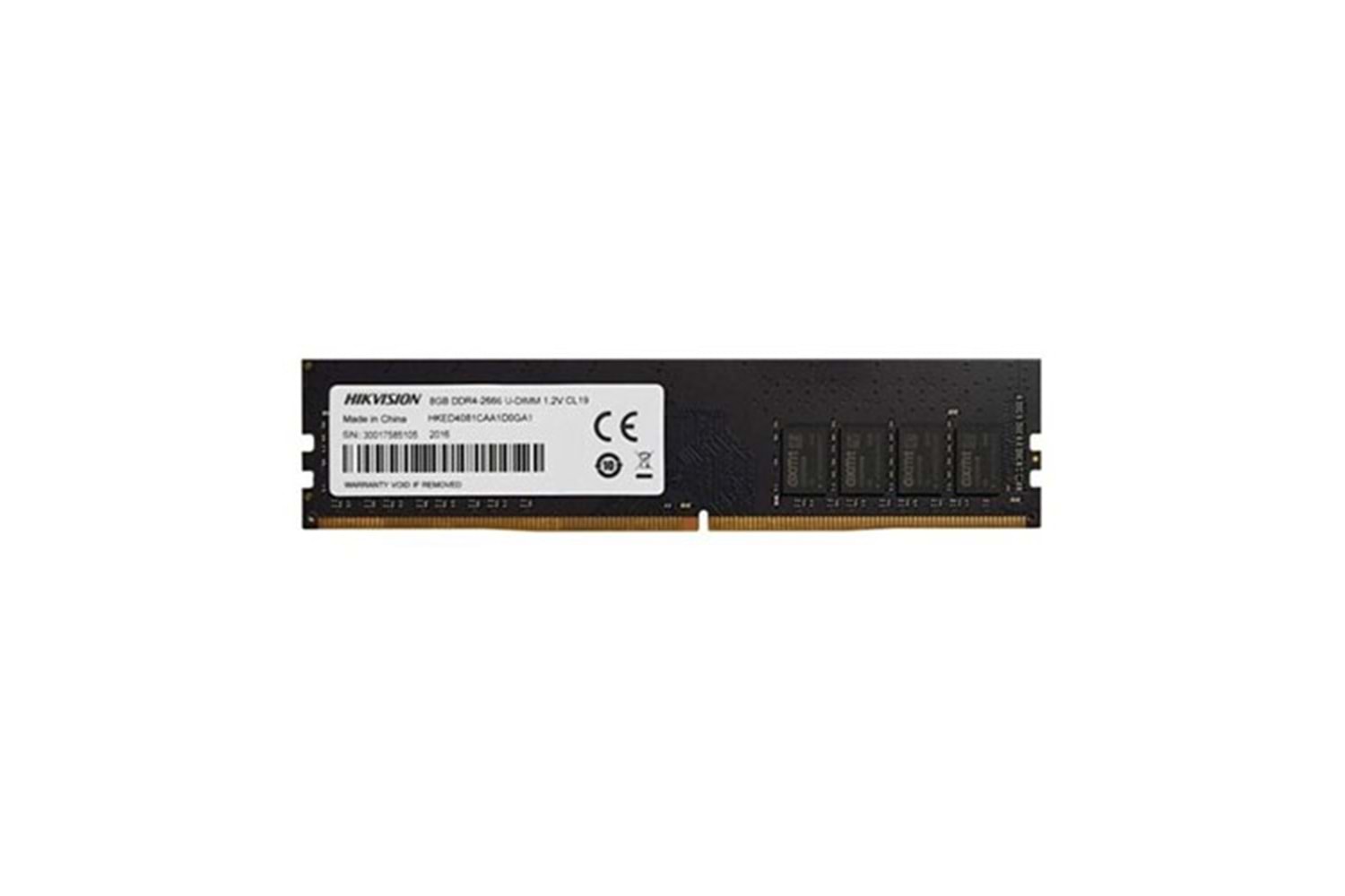  HIKVISION 8GB DDR4 3200MHZ CL16 PC RAM VALUE HKED4081CAB2F1ZB1
