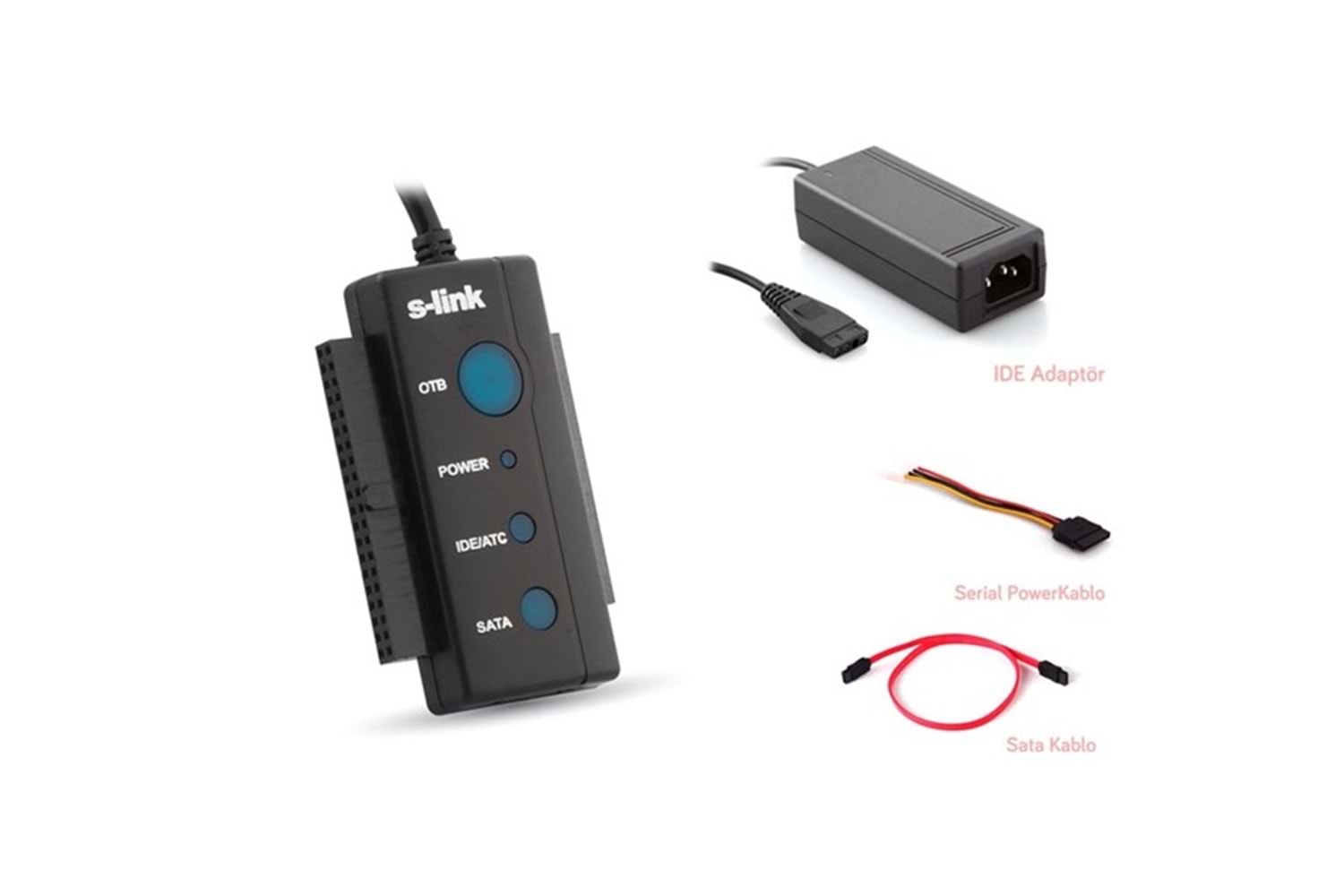 S-link SL-SATA35 Usb 2.0 SATA + IDE Data Kablosu