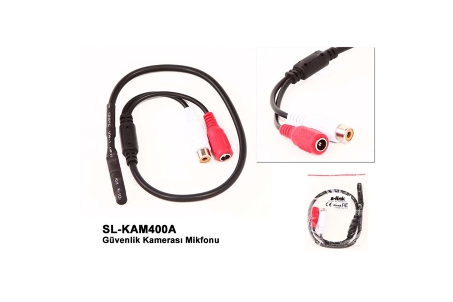 S-link SL-KAM400A Güvenlik Kamera Mikrofonu