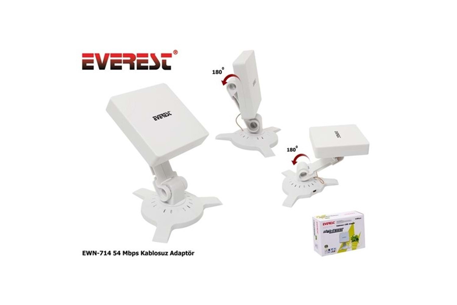 Everest EWN-714 54Mbps Kablosuz Adaptör