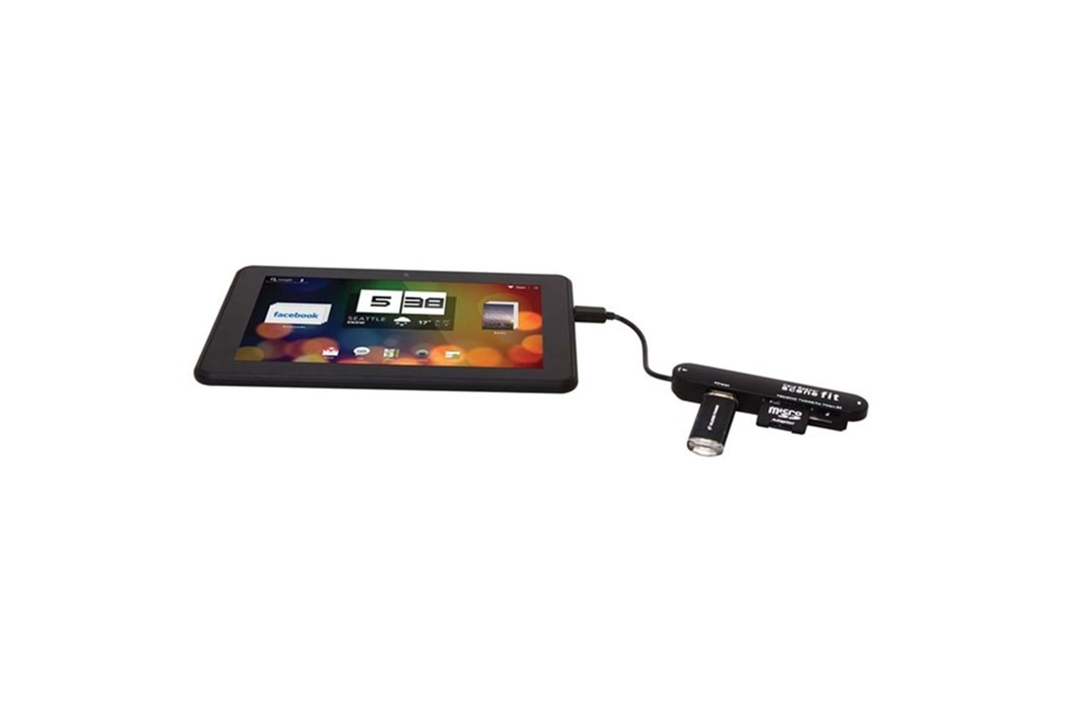 S-link SMG-420 Usb USB Micro 5P to USB Hub + Kart Okuyucu