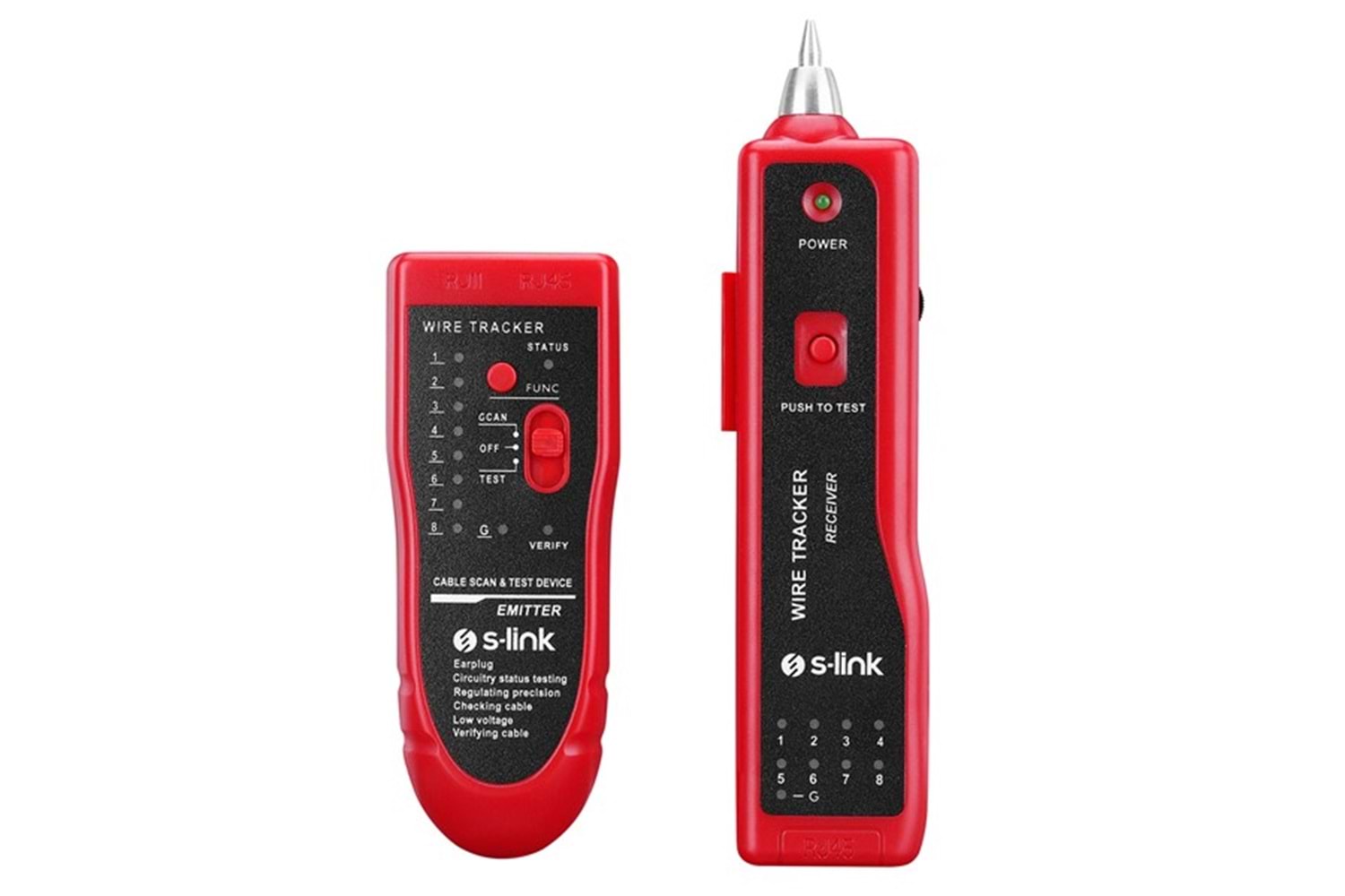 S-Link SL-KB10 Lüks Çantalı Kablo Bulucu ve Tester