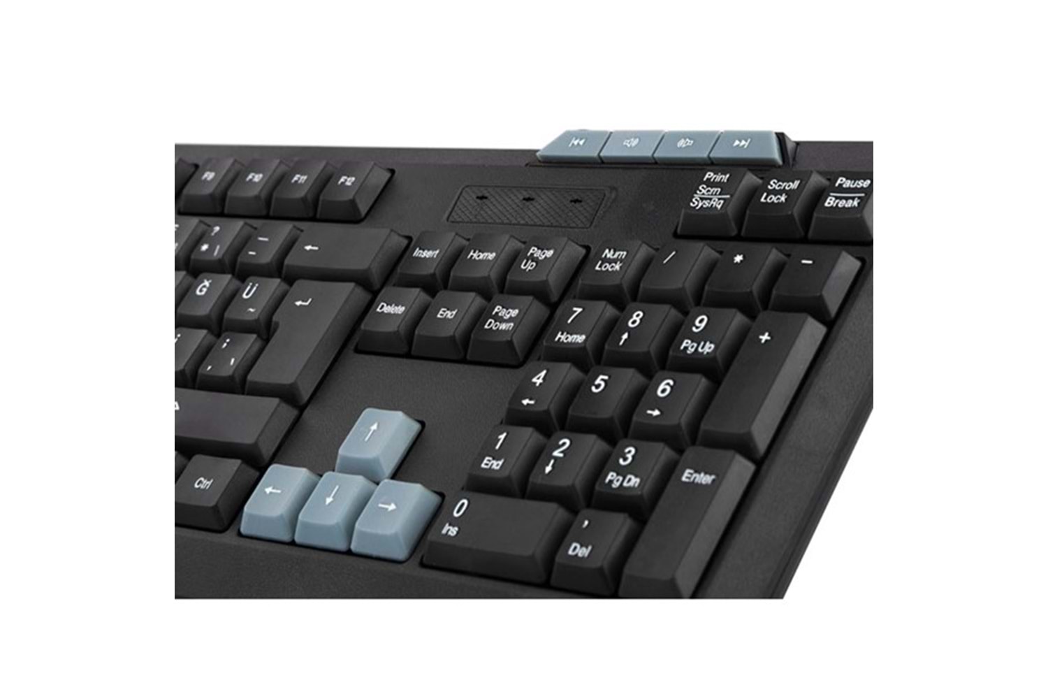 Everest Q TRK KB-700 Siyah USB Q Multimedia Klavye