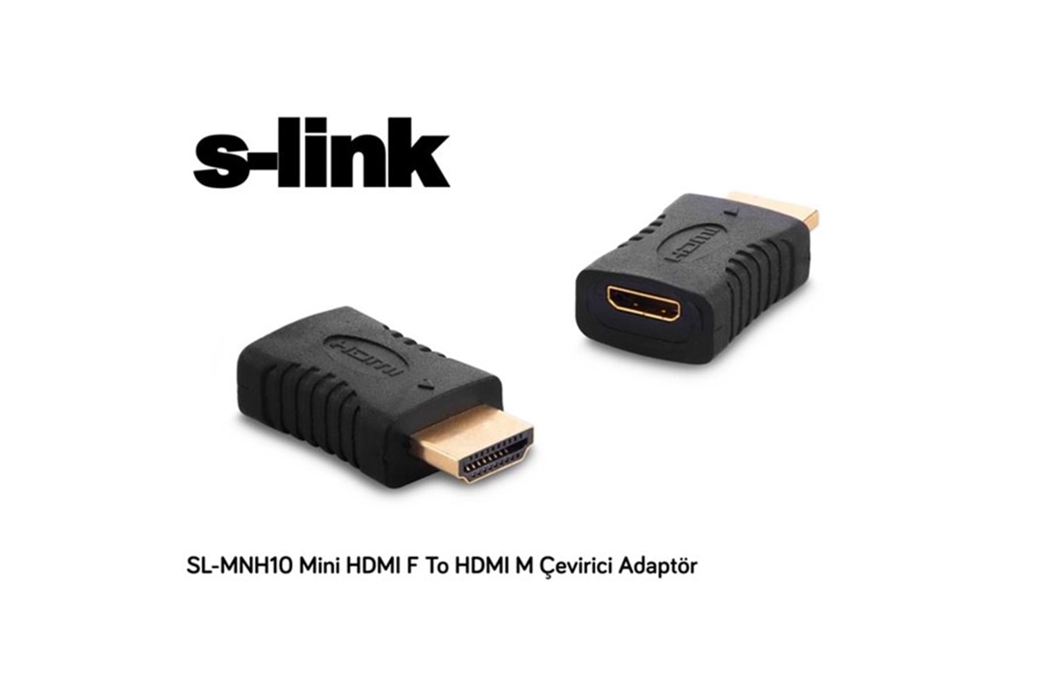 S-link SL-MNH10 Mini HDMI F To HDMI M Çevirici Adaptör