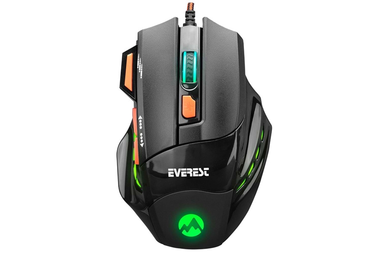 Everest SGM-X7 Usb Siyah Makrolu 7200dpi Oyuncu Mouse Gaming Mouse Pad