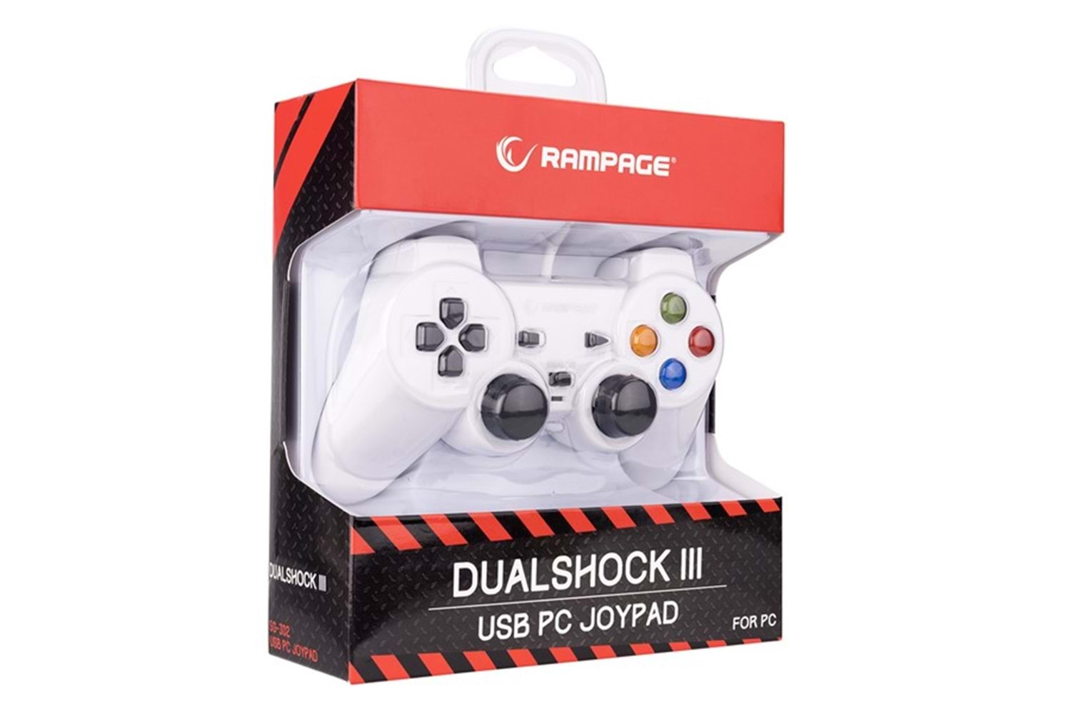 Snopy SG-302 Beyaz USB/PC/PS3 1.8m Kablo Joypad