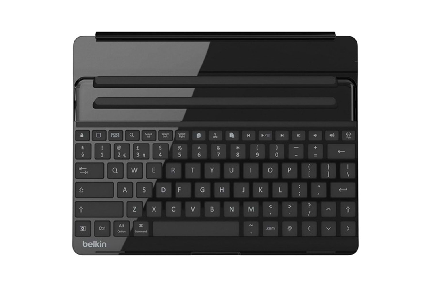 Belkin BLK-F5L141eaBLK-WHT Siyah Bluetooth iPad3G Q Multimedia Kablosuz klavye