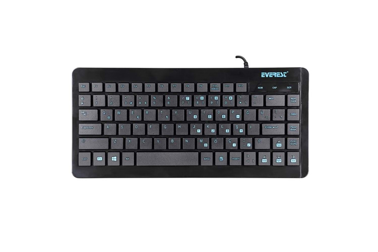 Everest KB-410 Siyah USB Q Mini Klavye