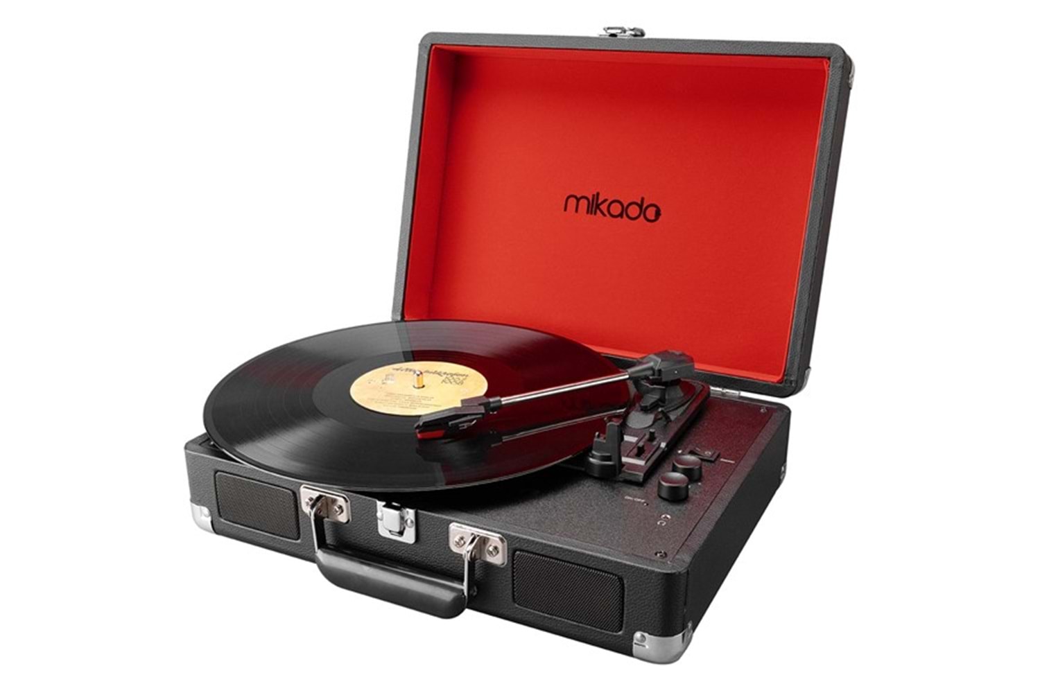 Mikado Nostalgia MN-P317 Siyah Pikap+Rca+Bluetooth Destekli Müzik Kutusu