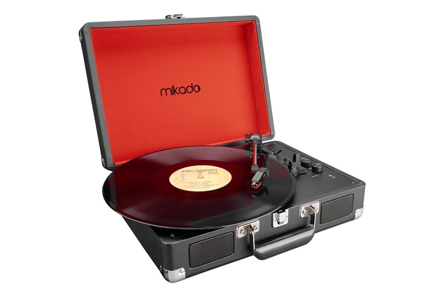Mikado Nostalgia MN-P317 Siyah Pikap+Rca+Bluetooth Destekli Müzik Kutusu