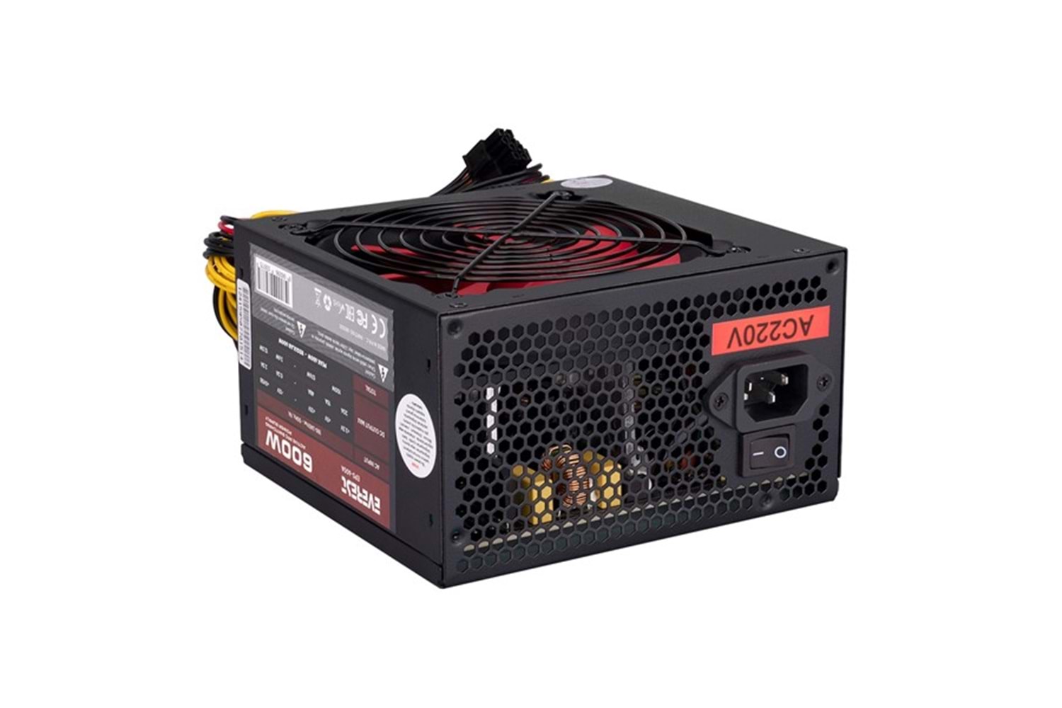 EVEREST 500W EPS-600A 12CM FANLI POWER SUPPLY
