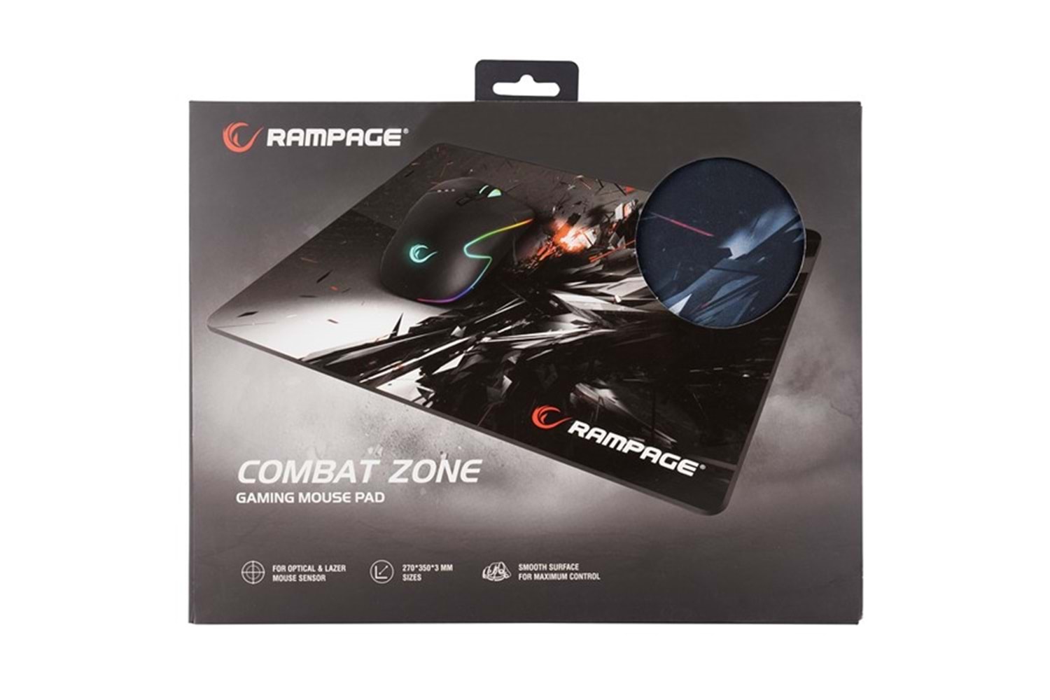Addison Rampage Combat Zone 270x350x3mm Gaming Mouse Pad