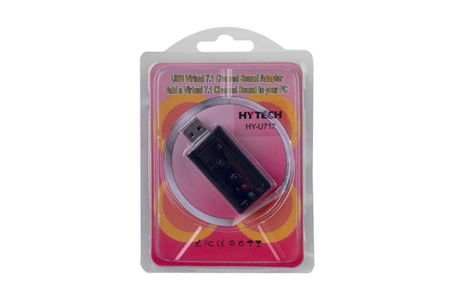 Hytech HY-U717 USB 2.0 Ses Kartı 7.1 CH