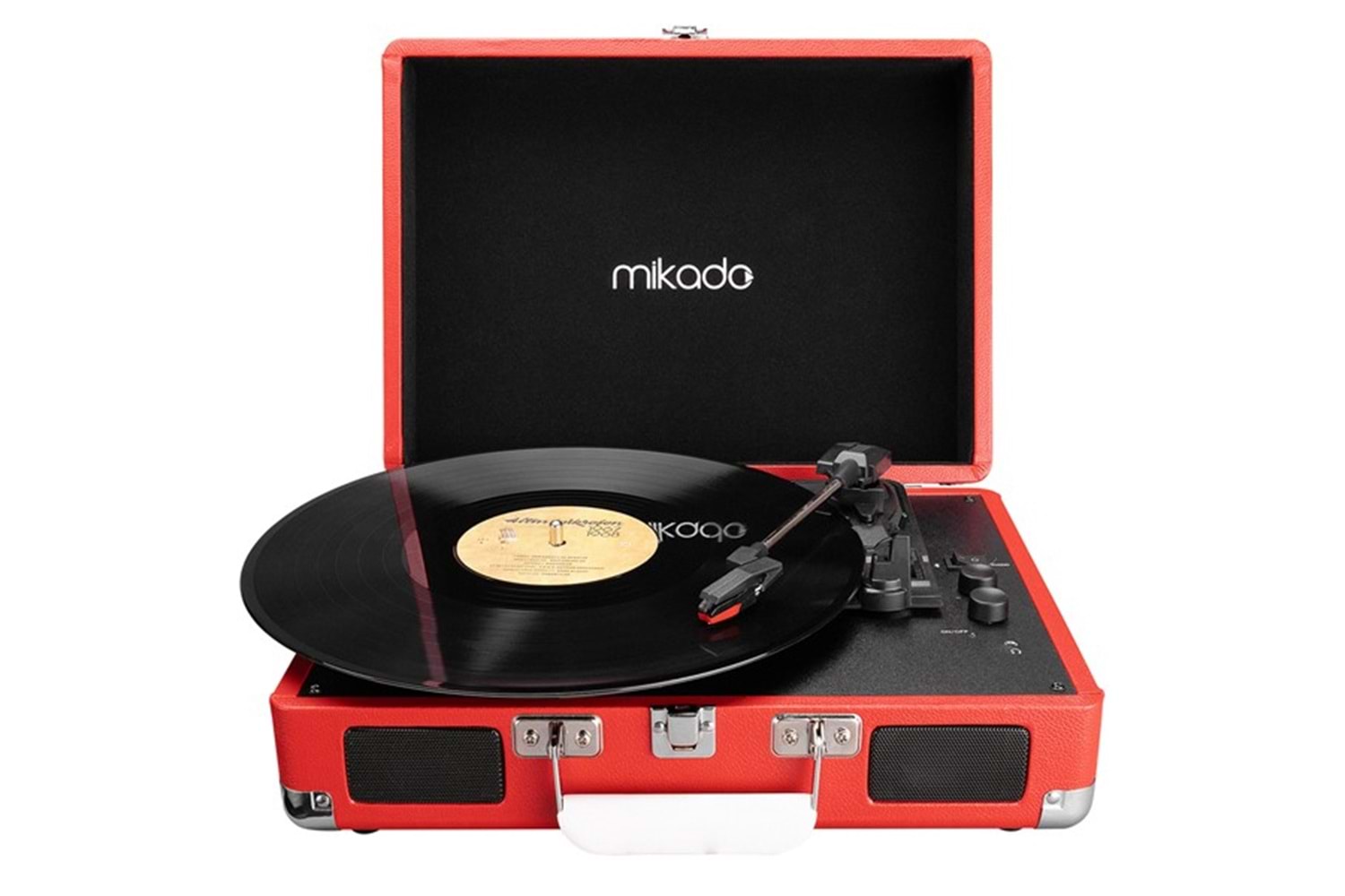 Mikado Nostalgia MN-P317 Kırmızı Pikap+Rca+Bluetooth Destekli Müzik Kutusu