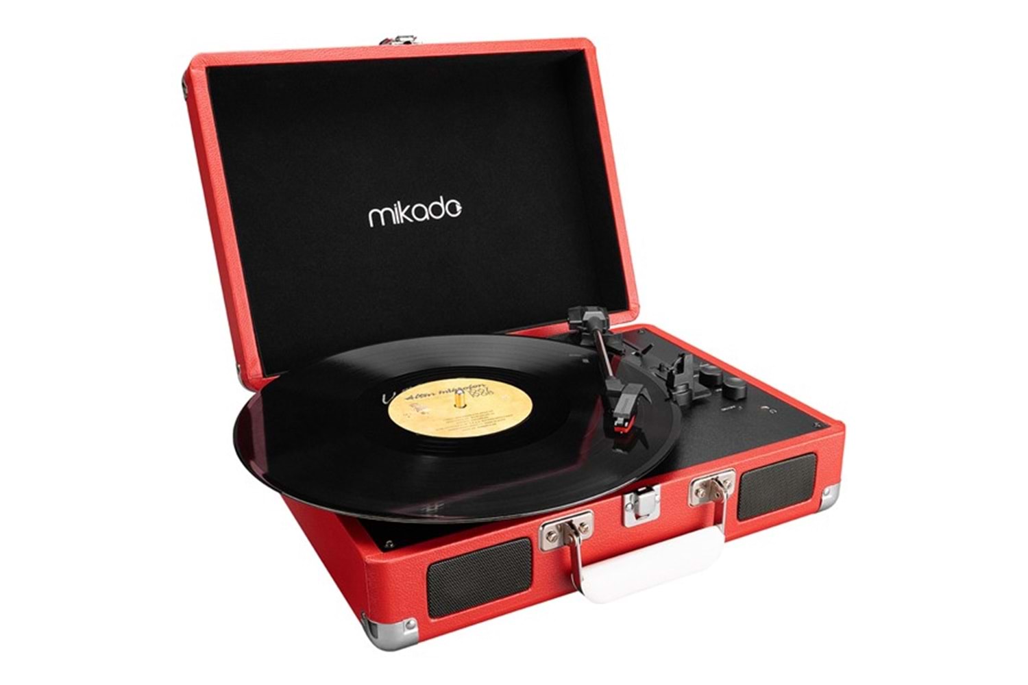 Mikado Nostalgia MN-P317 Kırmızı Pikap+Rca+Bluetooth Destekli Müzik Kutusu