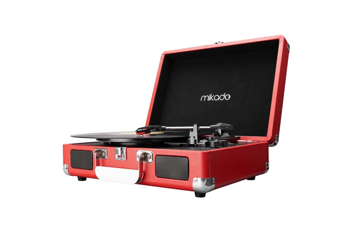 Mikado Nostalgia MN-P317 Kırmızı Pikap+Rca+Bluetooth Destekli Müzik Kutusu
