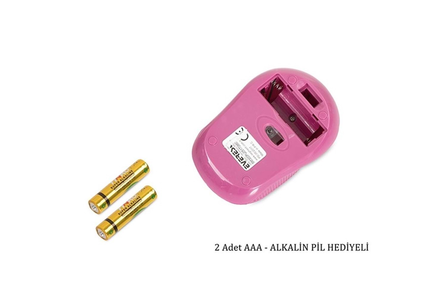 Everest SM-300 Usb Rose Gold 4D Optik Süper Sessiz Alkalin Pil Kablosuz Mouse