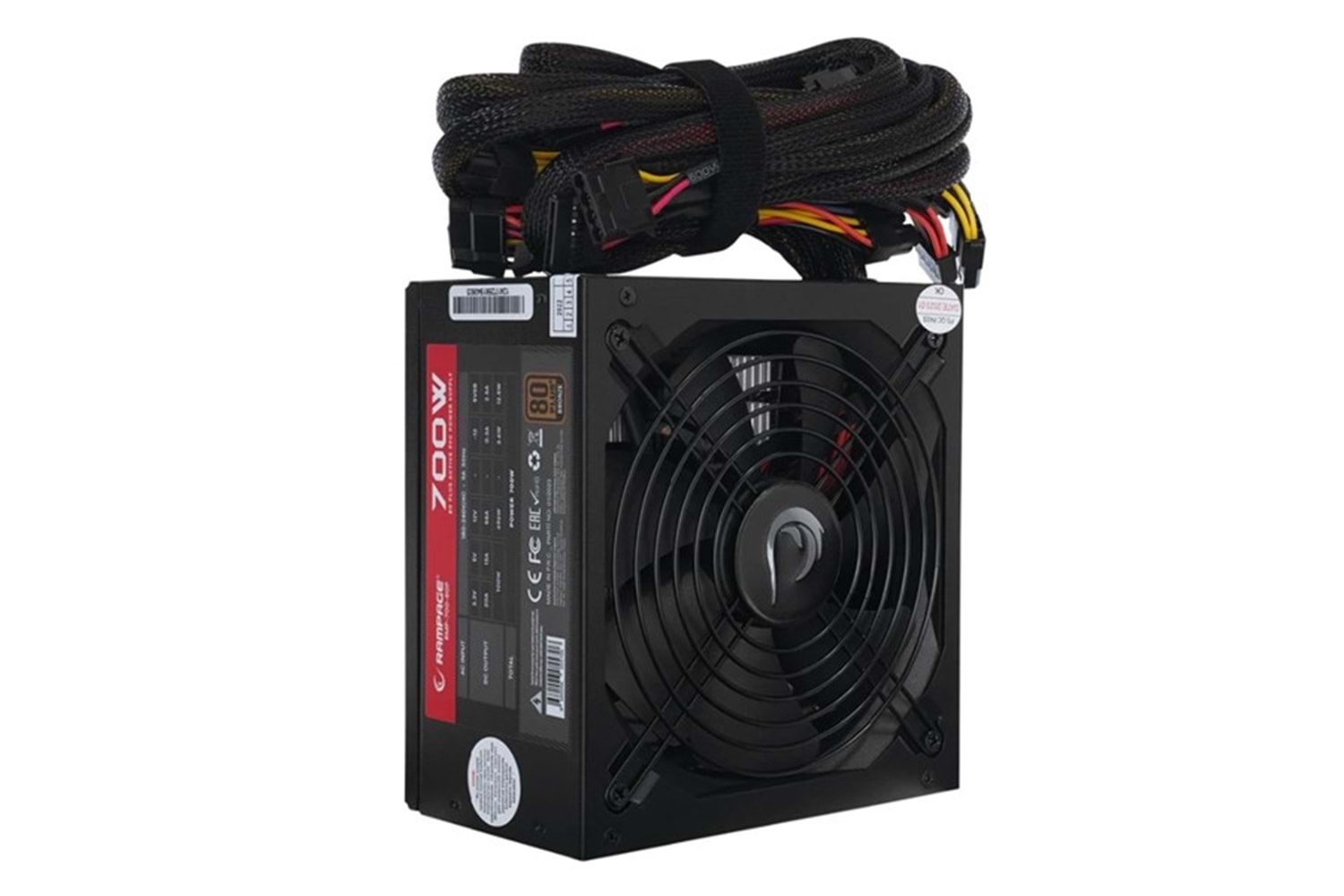 RAMPAGE 700W 80+ BRONZE RMP-700-80P POWER SUPPLY
