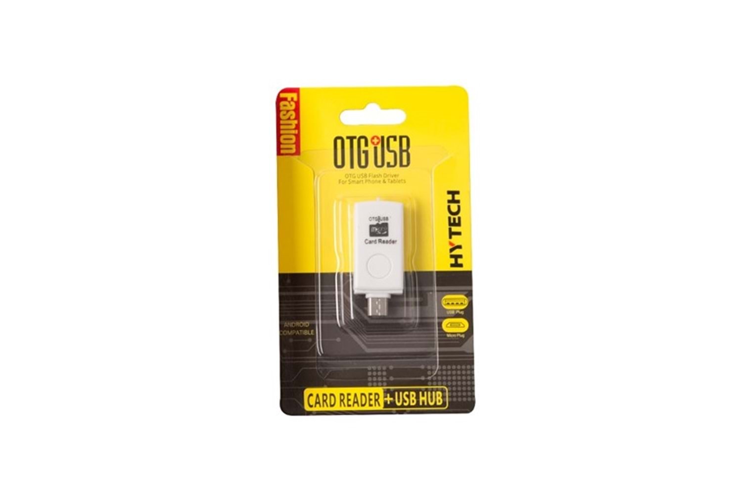 Hytech HY-USBC8 Beyaz 3.1 to OTG+USB+TF Çevirici