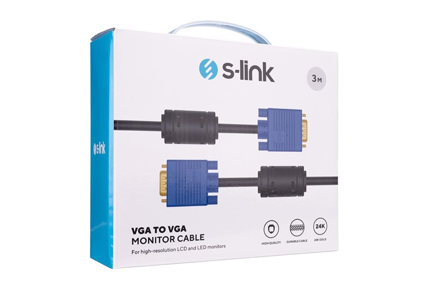 S-LINK SLX-173 3metre VGA Görüntü Kablosu