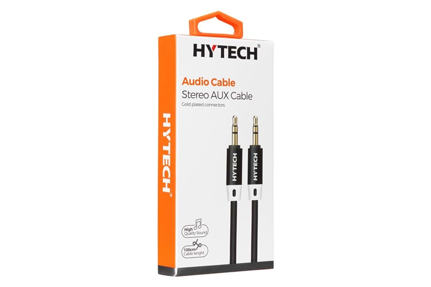 Hytech HY-X70 1m Siyah 3.5mm Stereo Ses Kablosu