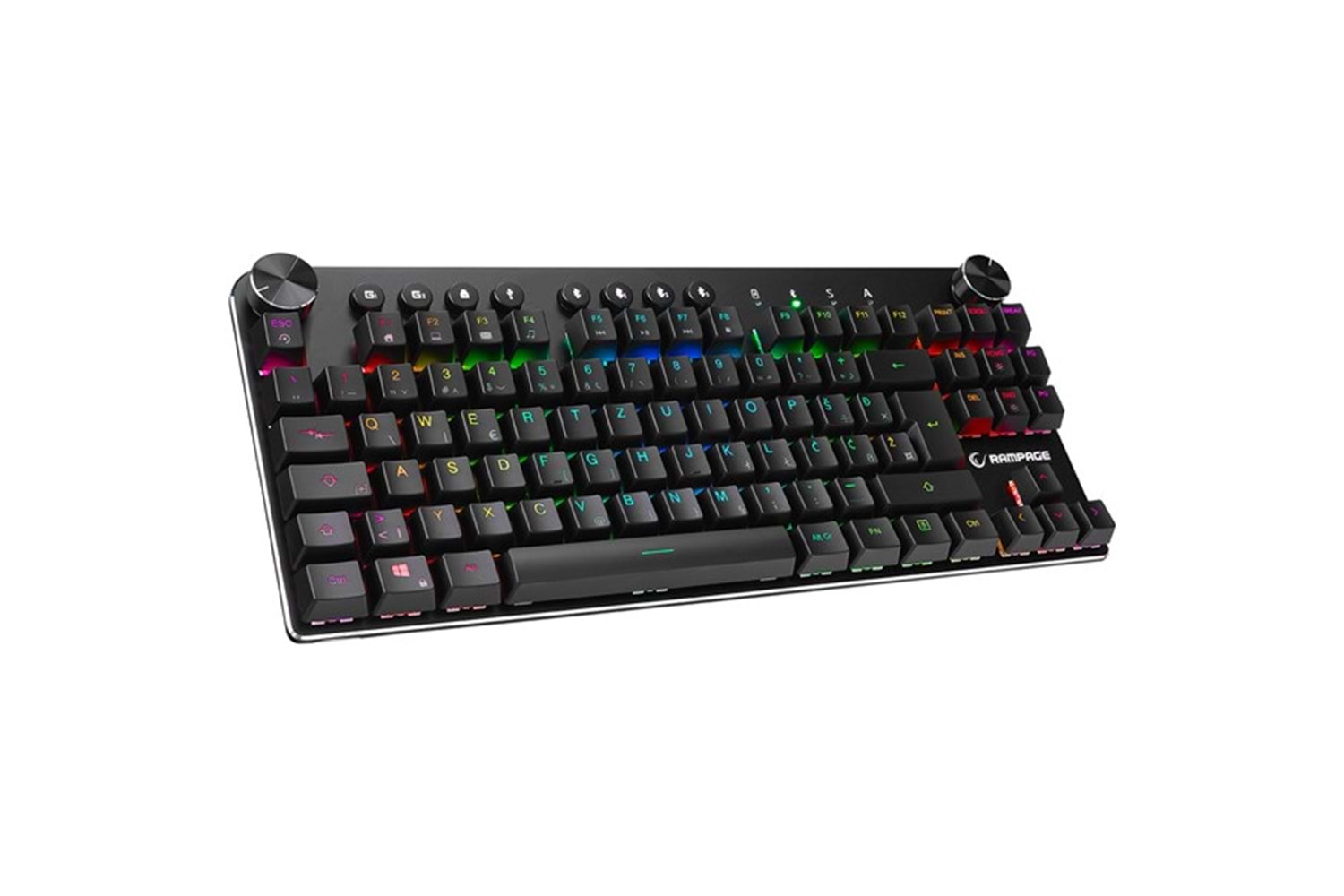 Rampage KB-RMW23 SCOUT Bluetooth RGB Led LC Layout Jixian Blue Switch Gaming Mechanical Keyboard