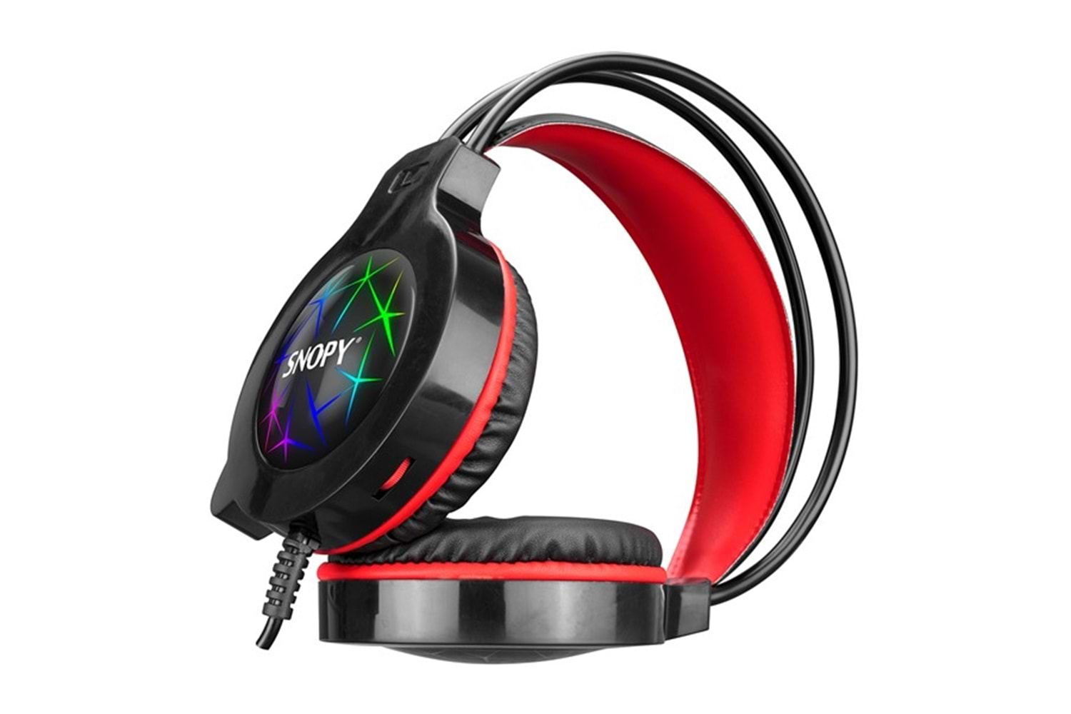 Snopy SN-GX7 CRAZY Siyah Ledli Mikrofonlu Oyuncu Kulaklığı