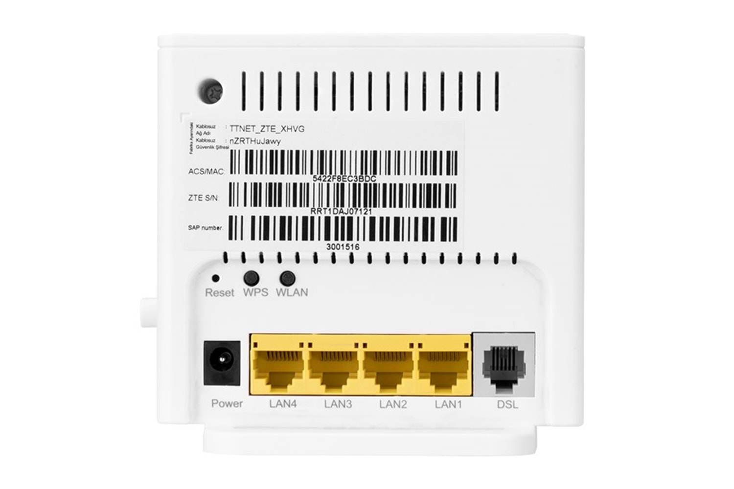 ZTE ZXHN H108N 4Port N300 Kablosuz Adsl 2+ Modem Router