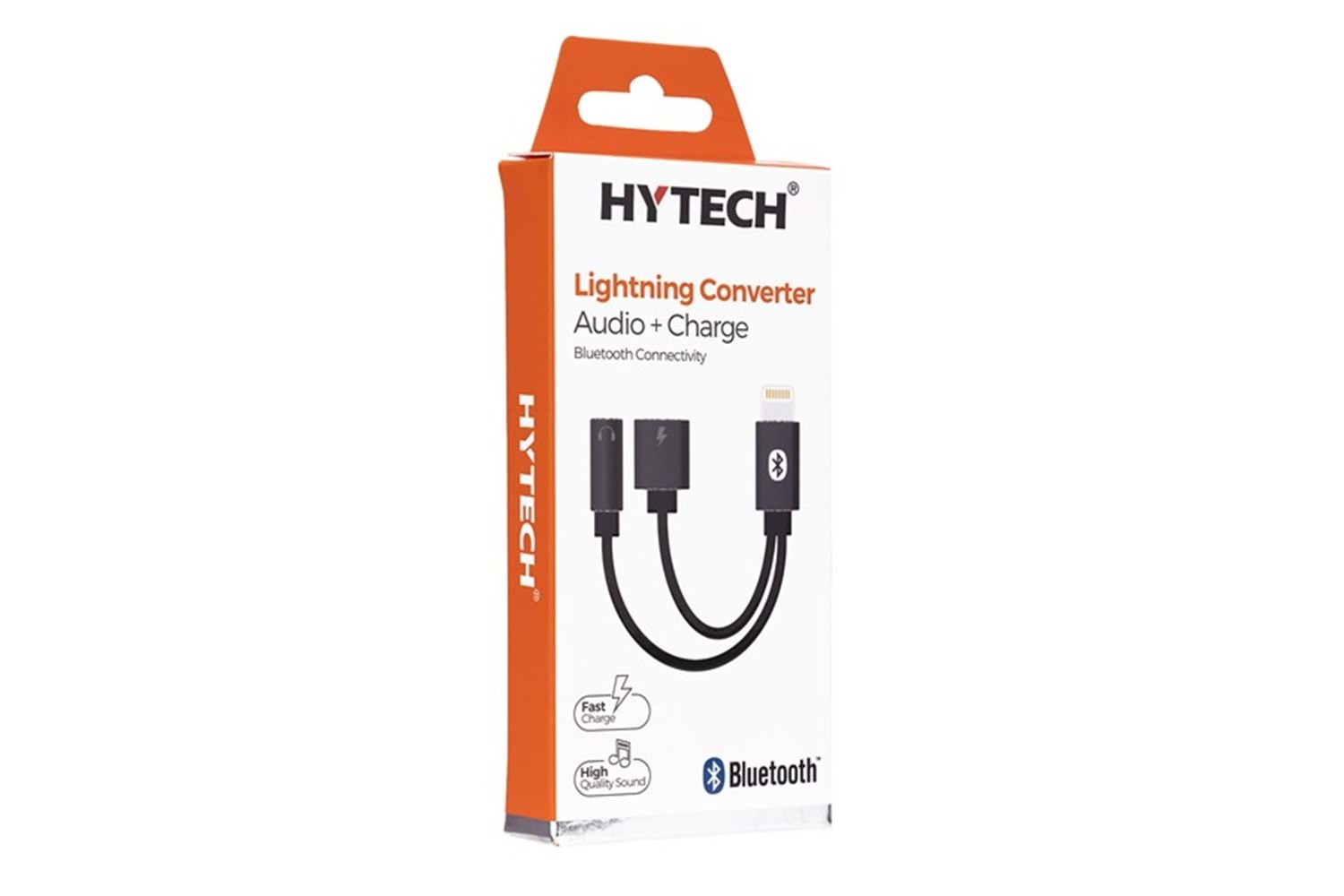 Hytech HY-XO45 Gri 2in1 bluetooth Şarj+Kulaklık Metal Çevirici Adaptör