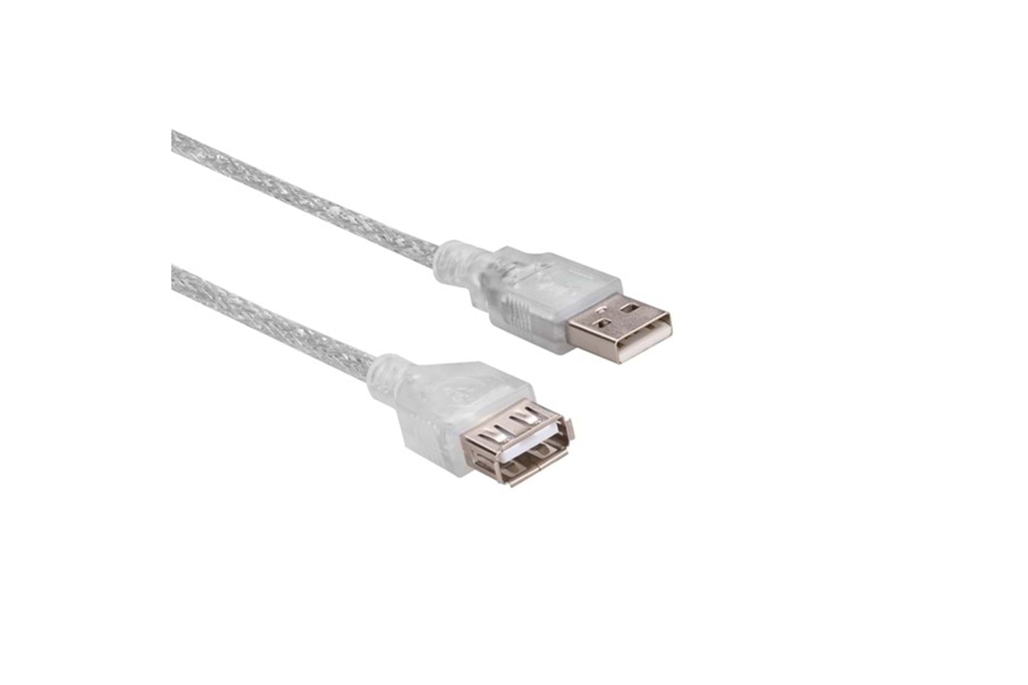 S-link SL-AF2005 Usb2.0 5m Şeffaf Uzatma Kablo