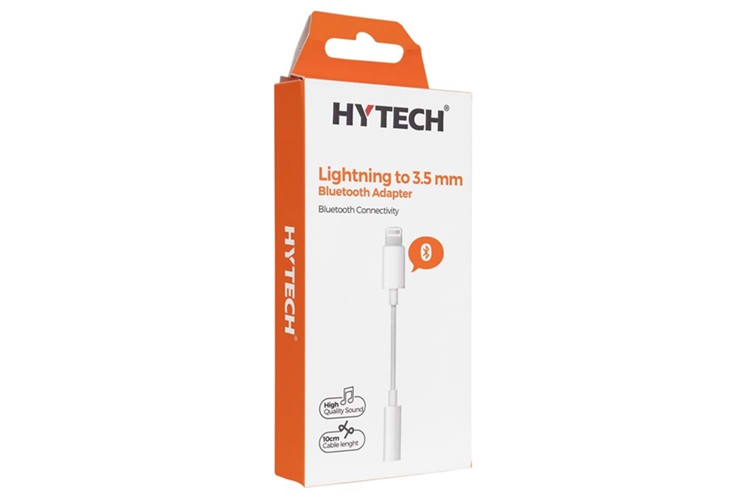 Hytech HY-XO43 Beyaz 3.5mm to Bluetooth Lightning Çevirici