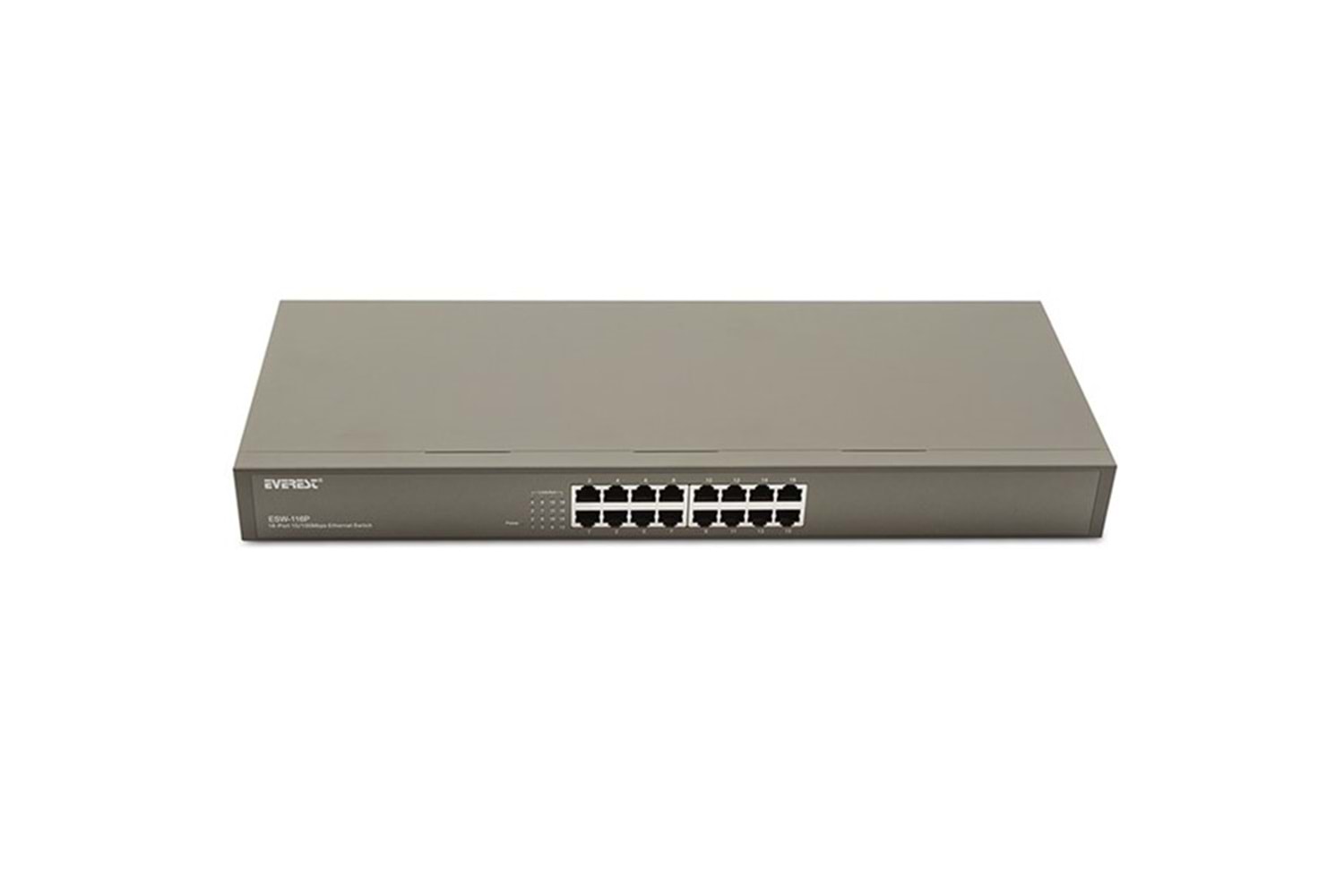 Everest ESW-116P 16Port 10/100 Metal Kasa Switch 