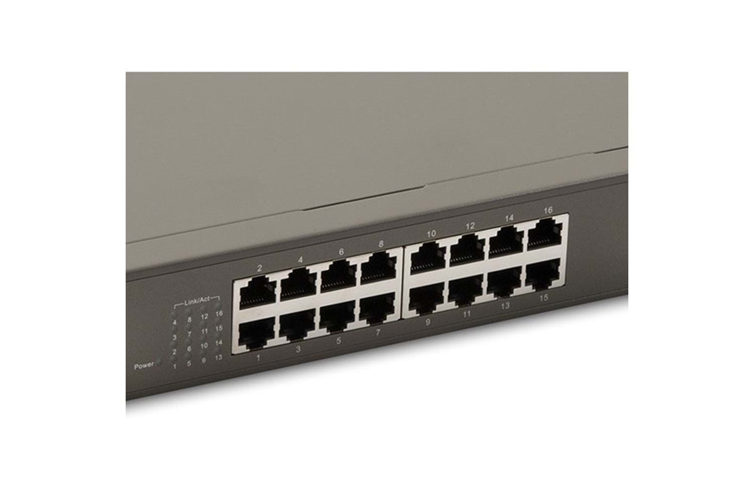 Everest ESW-116P 16Port 10/100 Metal Kasa Switch 