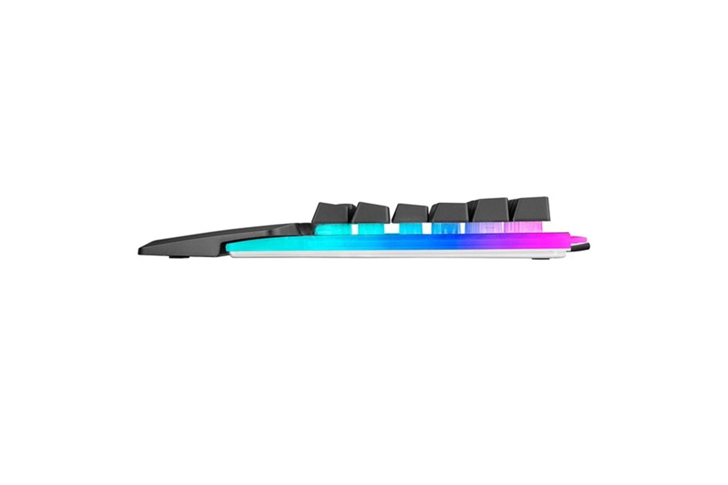 Rampage KB-R24 X-MINI RGB Zemin Aydınlatmalı Metal Taban Gövdeli Mini Gaming Oyuncu Klavyesi