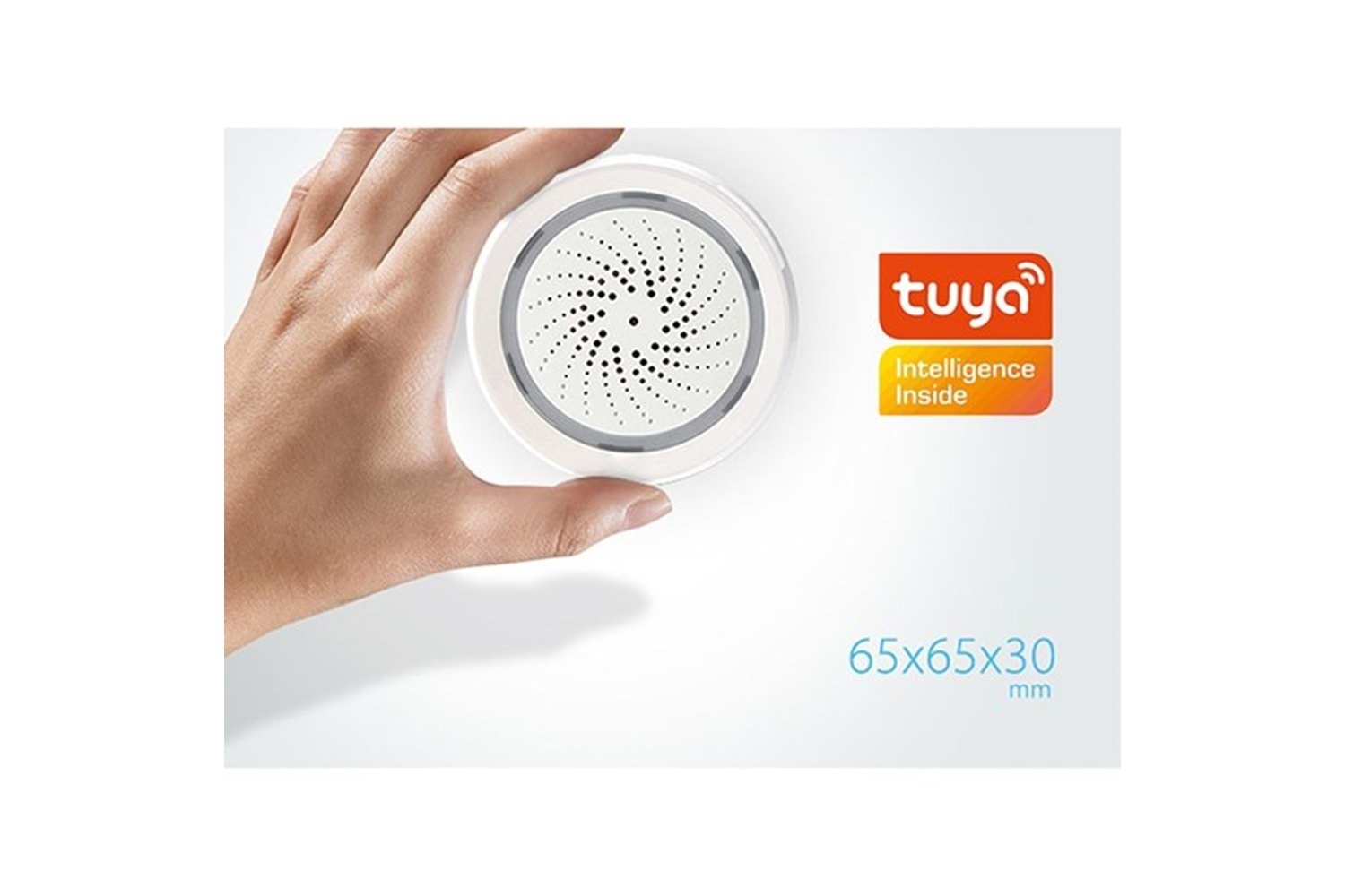S-Link Swapp SL-EG03 Akıllı Ev Güvenliği Isı ve Nem Göstergeli Kablosuz Siren Wifi TUYA Destekli