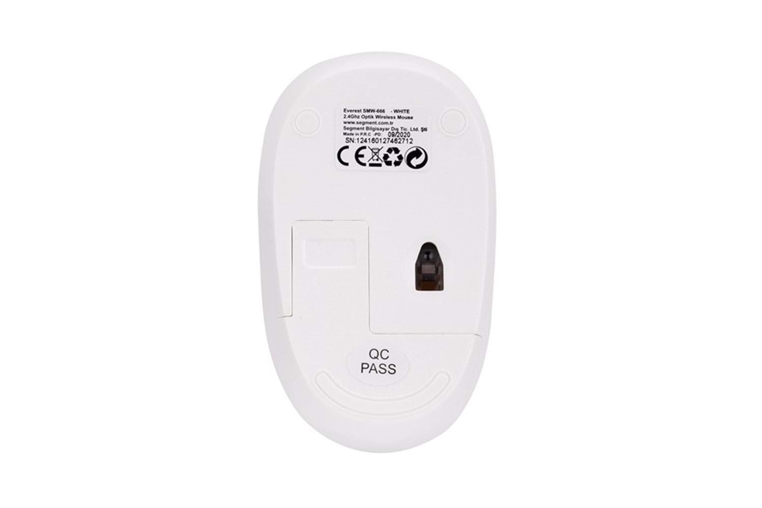 Everest SMW-666 Usb Beyaz 2.4Ghz Optik Kablosuz Mouse