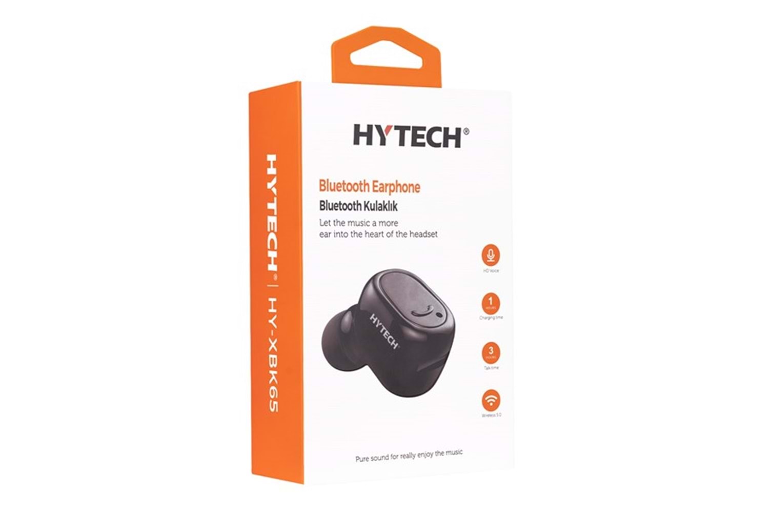 Hytech HY-XBK65 Siyah Tek Kulaklıklı Bluetooth Kulaklık