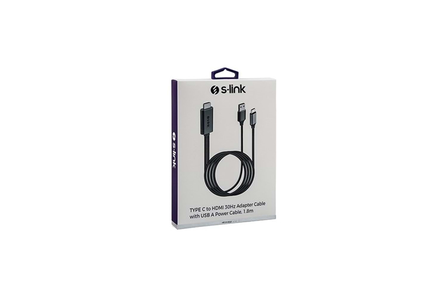 S-Link Swapp SW-513 HDMI to TypeC + USB 1.8m Mobil Telefon Uyumlu Görüntü Aktarıcı Kablo