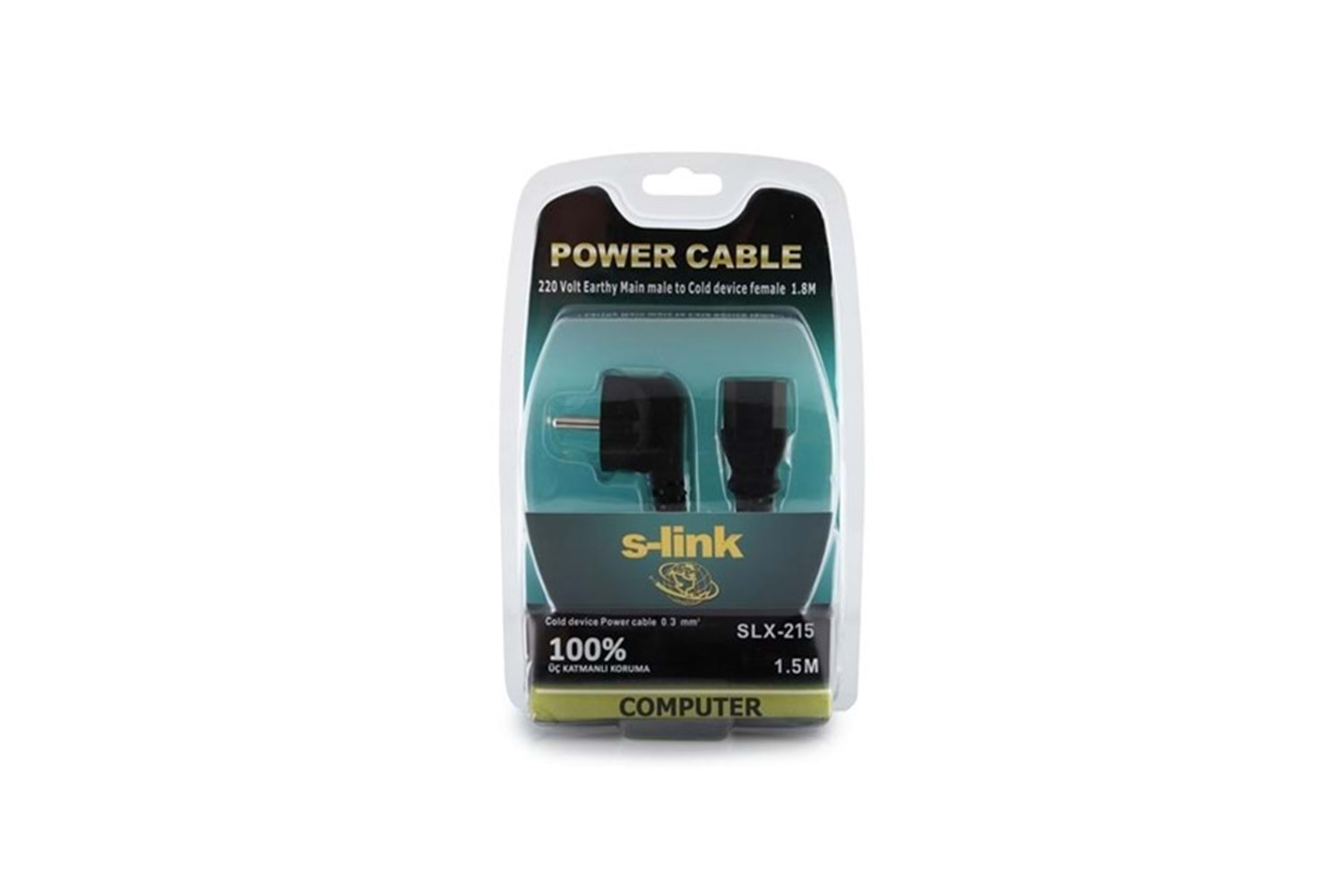 S-link SLX-215 1.5m Power Kablo
